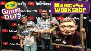 Crayola Glitter Dots Fun & The Magic Workshop with Alienbuzz TV