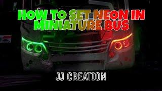 HOW TO SET NEON LIGHT IN HEAD LIGHTS | SUBSCRIBE | JJ CREATION