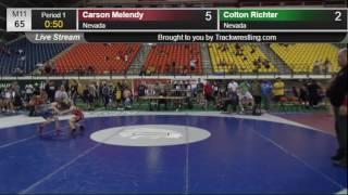 98 Intermediate 65 Carson Melendy Nevada vs Colton Richter Nevada 8424066104