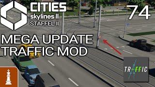 MEGA UPDATE TRAFFIC MOD  Let's Play Cities: Skylines 2 Beach Properties 74 | deutsch