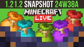 Minecraft 1.21.2 Snapshot 24W38A | Dyeable Bundles & Minecraft Live 2024