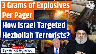 How Israel's Mossad turned PAGERS into deadly weapons against Hezbollah | Explained | UPSC