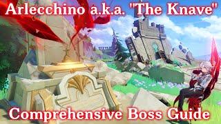 How to Fight/Cheese the Arlecchino "The Knave" Weekly Story Boss (Comprehensive F2P Guide)