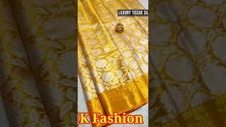 ANEGA- SHINING TISSUE SILK SAREES | piece:₹1500 ‎@JK_Fashion  #shorts