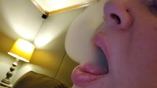 Smoking close up