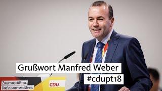 Grußwort Manfred Weber