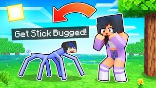 LAUGH = Get STICK BUGGED In Minecraft!