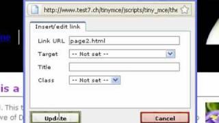 WEB-SET.COM: How to insert/edit a link