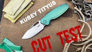 Cut Test: Kubey Tityus! Fantastic Deal AND a Slicer?!