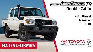 Toyota Land Cruiser 79 Double Cabin - 4.2L Diesel - 6 seater - LHD