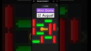 Hamster Kombat 12 August Mini Game  Mini Game Today 12 Aug #minigame