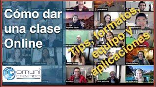 CÓMO DAR CLASES ONLINE   // TIPS, APPS, EQUIPO, FORMATOS