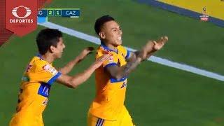 Gol de Vargas | Tigres 2 - 1 Cruz Azul | Clausura 2018 - Jornada 15 | Televisa Deportes