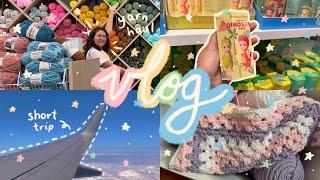 vlog ️ a small yarn haul, new projects, and trying to reset