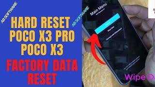 hard reset poco x3 pro poco x3 remove pattern & password factory data reset all phone poco