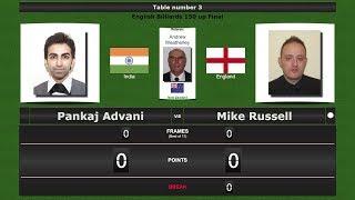 Billiards 150 up Final : Pankaj Advani vs Mike Russell