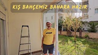 ANTALYA LARA DA BAHÇELİ DAİREMİZE KIŞ BAHÇESİ YAPTIRIYORUZ - LİMONLU BAHÇEMİZ ARTIK ÇOK DAHA KEYİFLİ