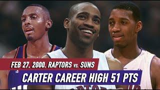 Throwback Raptors vs Suns Full Highlights. Carter career High 51 pts, Hardaway 28 pts. Feb 27, 2000