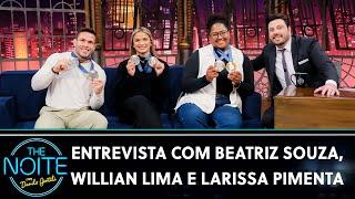 Entrevista com os judocas Beatriz Souza, Willian Lima e Larissa Pimenta | The Noite (13/08/24)