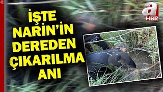 Kahreden fotoğrafa A Haber ulaştı! İşte Narin'in dereden çıkarılma anı... | A Haber