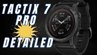 Garmin Tactix 7 Pro Solar | All you Need to Know | Activities, Battery, Flashlight, Hands On & More!