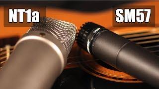 Rode NT1a vs Shure SM57 (acoustic guitar) (pt.1)