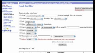 WeBWorK: Giving extensions