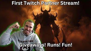 !Giveaway !Festival First Twitch Partner Stream! | Barb !build !stinger [!DROPS] !LEVEL !SPIRITBORN