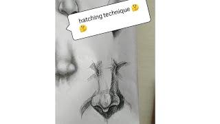 Hatching...#hatching  #nose #beginners