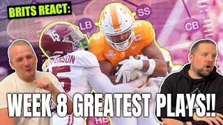 GREATEST PLAYS 2024 - College Football Reaction (Week 8) - DN Reacts