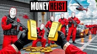 PARKOUR VS MONEY HEIST! 6 | POLICE: Sealed in Chase, BAD GUYS Hold Final Exit (BELLA CIAO REMIX) POV