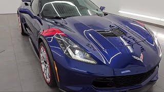 2017 Chevrolet Corvette Grand Sport 2LT Admiral Blue Metallic Used. walk around for sale in Fond Du