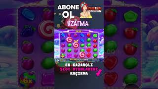 Sweet Bonanza SLOT  Canımız Tatlı Çektiyse Sweet Bonanza var  30k  #shorts