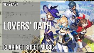 Clarinet Sheet Music: How to play Lovers' Oath (Genshin Impact) by Yu Peng Cheng