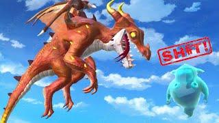 Unlocking big dragons, in Hungry Dragon World || Gameplay ( Android and iOS ).