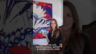 DAY IN THE LIFE- PROFESSIONAL ARTIST AND HOMESCHOOL MOM. # #creativejourney #dayinmylife