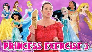 Princess Exercise for Kids 3 | Become a Princess with Miss Linky |  Indoor Workout