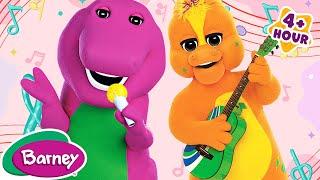 Making Music with Barney | NEW COMPILATION | Barney the Dinosaur