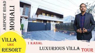 500 Sq yard Villa इससे ख़ूबसूरत कहा देखोगे ? Airport Road Mohali Best Architect Design