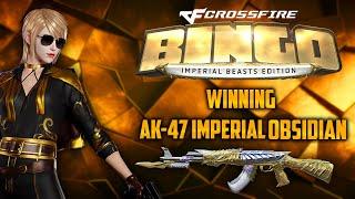 Crossfire West : Bingo Imperial Beasts Edition 2024 - Winning AK-47 Imperial Obsidian