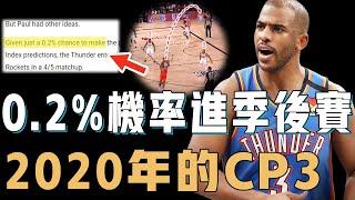 2020年的Chris Paul帶隊能力到底有多誇張？0.2%概率帶領重建球隊打進季後賽，更幫助SGA徹底進化，Wembanyama：還有機會進季後賽【NBA人物誌】