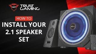 How To Install Your 2.1 Trust Gaming Speaker Set 