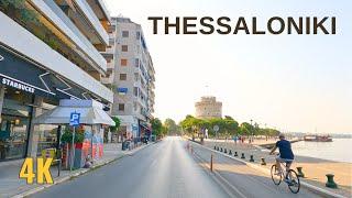 Thessaloniki Greece | Driving the capital of the north - 4K