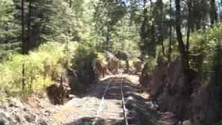 CHEPE tourist train in the Copper Canyon, Mexico - (Barrancas del Cobre - Chihuahua Pacifico train)