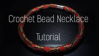 DIY | Crochet Bead Necklace Tutorial | Bead Crochet Rope