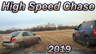 Dash Cam High Speed Chase of Stolen Car Miami , Oklahoma