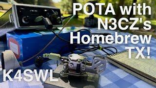 Homebrew QRP Transceiver and TennTennas EFHW Shine in Labor Day POTA Activation!