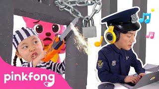 Funny Police Story with Sammy | Police and Thief | Super Solver Sammy | Pinkfong Kids' Song