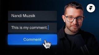 How to Make a Comment Section in Framer