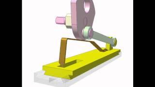 Cam and crank slider mechanism 1